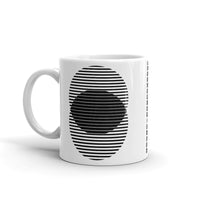 Black Lined Circles Kaffa Mug