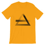 Black Triangles & Strikes Unisex T-Shirt Abyssinian Kiosk Fashion Cotton Apparel Clothing Bella Canvas Original Art