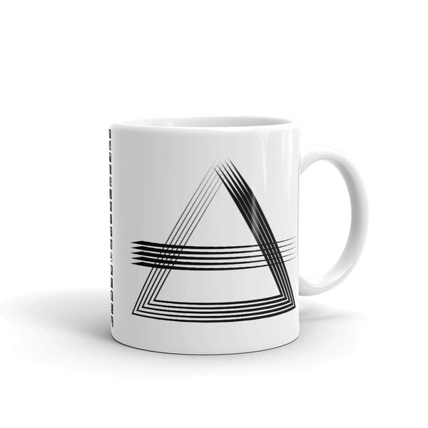 Black Triangles & Strikes Kaffa Mug