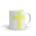 Yellow & Empty Maze Cross Kaffa Mug