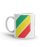 Green Yellow Red Stripes Kaffa Mug