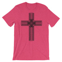 Black Ellipse Cross Bella Canvas Unisex T-Shirt Abyssinian Kiosk Christian Jesus Religion Cross Bella Canvas Original Art Fashion Cotton Apparel Clothing