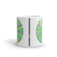 Black, Yellow, Green, Pink, Cyan Siffate Kaffa Mug