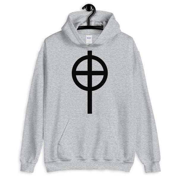 Circle Top Black Cross Unisex Hoodie Abyssinian Kiosk Ethiopian Coptic Orthodox Tewahedo Christian Gildan Original Art Fashion Cotton Apparel Clothing