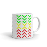 Arrows Down Up GYR Kaffa Mug