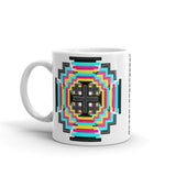 Psychedelic #12 Cross Black Kaffa Mug