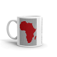 Black Squares Red Africa Kaffa Mug