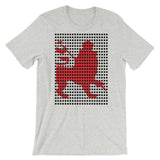 Black Squares Red Lion Unisex T-Shirt Ethiopian Lion of Judah Ethiopia African Abyssinian Kiosk Fashion Cotton Apparel Clothing Bella Canvas Original Art