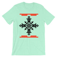 Black Cross Red Legos Unisex T-Shirt Ethiopian Coptic Orthodox Abyssinian Kiosk Christian