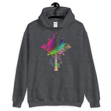 #10 Cross Experiment Unisex Hoodie Trip Trippy Colorful Ethiopian Coptic Orthodox Abyssinian Kiosk Christian Gildan Original Art Abyssinian Kiosk Fashion Cotton Apparel Clothing