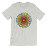 Multi Star Black Unisex T-Shirt Abyssinian Kiosk Colorful Iris Fashion Cotton Apparel Clothing Bella Canvas Original Art