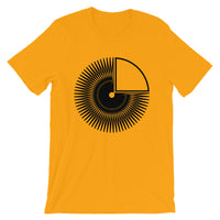 1/4 Hollow Black Star Unisex T-Shirt Abyssinian Kiosk Fashion Cotton Apparel Clothing Bella Canvas Original Art