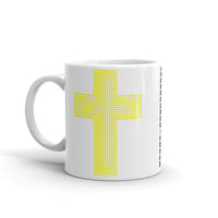 Yellow & Empty Maze Cross Kaffa Mug