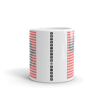 Black Africa Red Grid Kaffa Mug