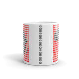 Black Africa Red Grid Kaffa Mug