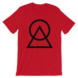 Black Circle Triangle Unisex T-Shirt Abyssinian Kiosk Harmonious Meeting Fashion Cotton Apparel Clothing Bella Canvas Original Art