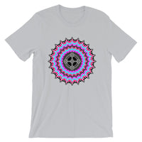 Psychedelic #14 Black Cross Unisex T-Shirt Trip Trippy Colorful Abyssinian Kiosk Ethiopian Coptic Orthodox Christian Bella Canvas Original Art Fashion Cotton Apparel Clothing