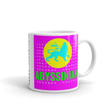 Abyssinian Logo Magenta Background Kaffa Mug