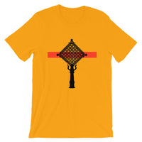 Black Cross Red Bar Unisex T-Shirt Ethiopian Coptic Orthodox Abyssinian Kiosk Christian