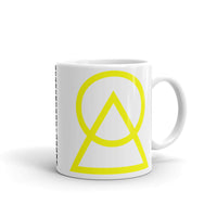 Yellow Circle Triangle Kaffa Mug