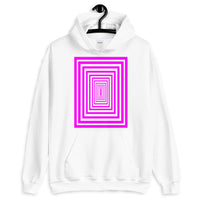 Infinity Magenta Unisex Hoodie Descent Abyssinian Kiosk Fashion Cotton Apparel Clothing Gildan Original Art