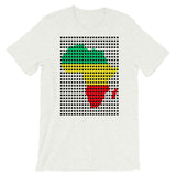 Black Squares GYR Africa Unisex T-Shirt Abyssinian Kiosk Green Yellow Red Ethiopian Map African Fashion Cotton Apparel Clothing Bella Canvas Original Art