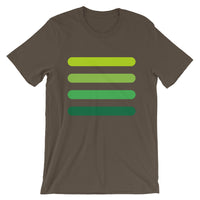 4 Green Bars Unisex T-Shirt Abyssinian Kiosk Lines Fashion Cotton Apparel Clothing Bella Canvas Original Art