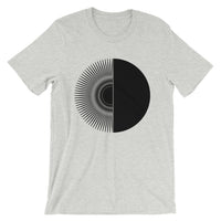 Black Half Star Half Circle Unisex T-Shirt Abyssinian Kiosk Fashion Cotton Apparel Clothing Bella Canvas Original Art