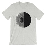 Black Half Star Half Circle Unisex T-Shirt Abyssinian Kiosk Fashion Cotton Apparel Clothing Bella Canvas Original Art