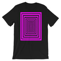 Infinity Magenta Unisex T-Shirt Descent Abyssinian Kiosk Fashion Cotton Apparel Clothing Bella Canvas Original Art