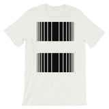 Black Broken Barcode Unisex T-Shirt Bella Canvas Original Art Abyssinian Kiosk Fashion Cotton Apparel Clothing