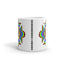 Random Psychedelic Cross Black Kaffa Mug