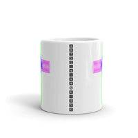 Green Magenta Blue Ellipse Cross Kaffa Mug