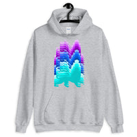 Inverted Gradient Lions Unisex Hoodie Ethiopian Lion of Judah Abyssinian Kiosk Abyssinia Ethiopia Gildan Original Art Fashion Cotton Apparel Clothing