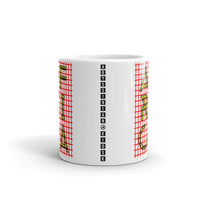 Africa Yellow Letters Red Grid Kaffa Mug