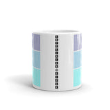 Blue Squares Kaffa Mug