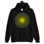 Yellow Cube Spokes Unisex Hoodie Abyssinian Kiosk Squares Bicycle Spokes Fashion Cotton Apparel Clothing Gildan Original Art 