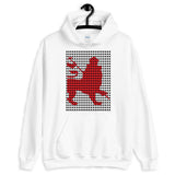 Black Squares Red Lion Unisex Hoodie Ethiopian Lion of Judah Ethiopia African Abyssinian Kiosk Fashion Cotton Apparel Clothing Gildan Original Art