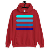 4 Blue Bars Unisex Hoodie Abyssinian Kiosk Lines Fashion Cotton Apparel Clothing Gildan Original Art