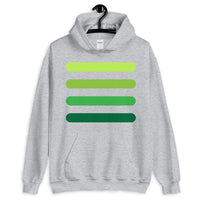 4 Green Bars Unisex Hoodie Abyssinian Kiosk Lines Fashion Cotton Apparel Clothing Gildan Original Art