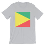 Green Yellow Red Triangle Square Unisex T-Shirt Abyssinian Kiosk Ethiopian Fashion Cotton Apparel Clothing Bella Canvas Original Art