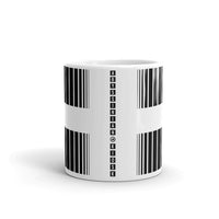 Black Broken Barcode Kaffa Mug