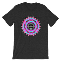 Psychedelic #14 Black Cross Unisex T-Shirt Trip Trippy Colorful Abyssinian Kiosk Ethiopian Coptic Orthodox Christian Bella Canvas Original Art Fashion Cotton Apparel Clothing