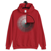 1/4 Hollow Fade to Black Star Unisex Hoodie Abyssinian Kiosk Fashion Cotton Apparel Clothing Gildan Original Art