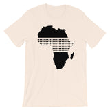 Africa Black Middle Dots Unisex T-Shirt Abyssinian Kiosk Fashion Cotton Apparel Clothing Bella Canvas Original Art