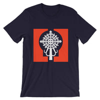 White Cross Red Keyhole Unisex T-Shirt Ethiopian Coptic Orthodox Abyssinian Kiosk Christian