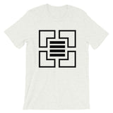 Black Corners & 4 Lines Unisex T-Shirt Abyssinian Kiosk Fashion Cotton Apparel Clothing Bella Canvas Original Art