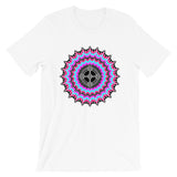 Psychedelic #14 Black Cross Unisex T-Shirt Trip Trippy Colorful Abyssinian Kiosk Ethiopian Coptic Orthodox Christian Bella Canvas Original Art Fashion Cotton Apparel Clothing