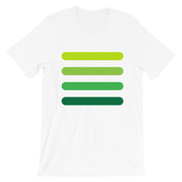 4 Green Bars Unisex T-Shirt Abyssinian Kiosk Lines Fashion Cotton Apparel Clothing Bella Canvas Original Art