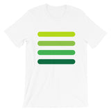 4 Green Bars Unisex T-Shirt Abyssinian Kiosk Lines Fashion Cotton Apparel Clothing Bella Canvas Original Art